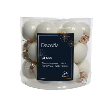 Kaemingk Mini Sfere per Albero di Natale - Set da 24