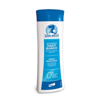 Shampoo sano e bello per Cani con Manti Bianchi 250 ml
