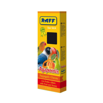 Raff Agapornis Stick per Pappagalli Agapornis