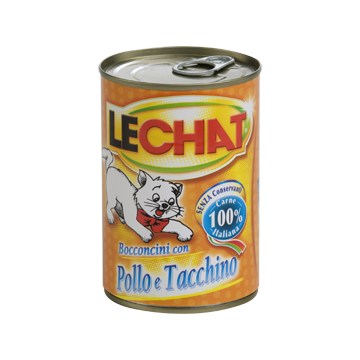 LeChat Bocconcini con Pollo e Tacchino