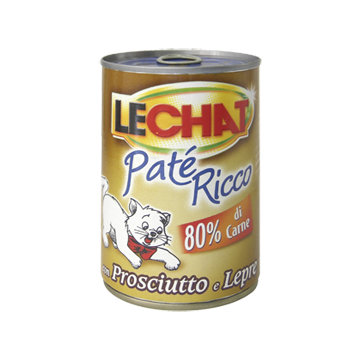 LeChat Paté Ricco con Prosciutto e Lepre 400gr