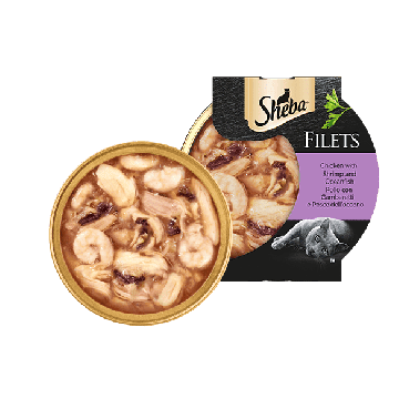 Sheba Filets Pollo con gamberetti e pesce dell’oceano 60gr