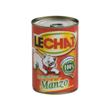 LeChat Bocconcini con Manzo 820gr