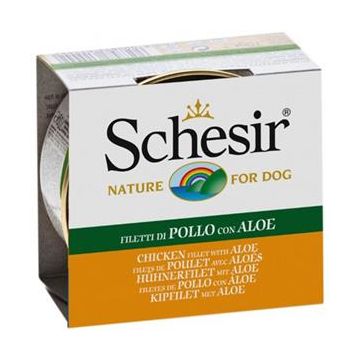 Schesir Dog Umido Pollo con Aloe 150gr