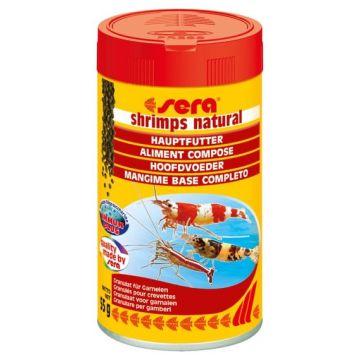 Sera Shrimps Natural 100ml - Mangime Granulare per Gamberi