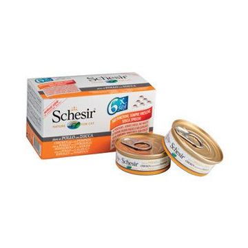 Schesir Pollo Zucca Multipack 6x50gr