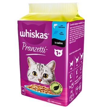 Whiskas Pranzetti Pesce 6x50g 