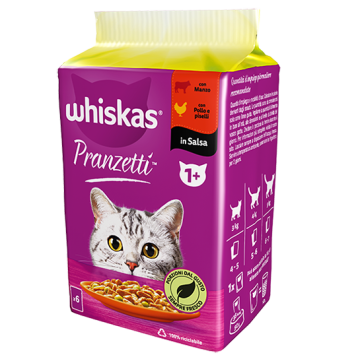 PRANZETTI WHISKAS CARNI BIANCHE 50grx6