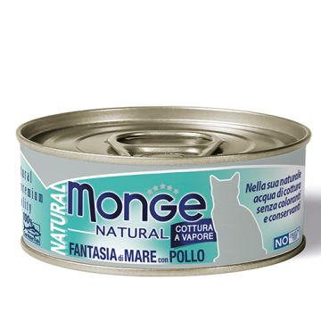 MONGE FANTASIA DI MARE POLLO 80GR