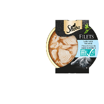Sheba Filets Pesce Bianco 60gr