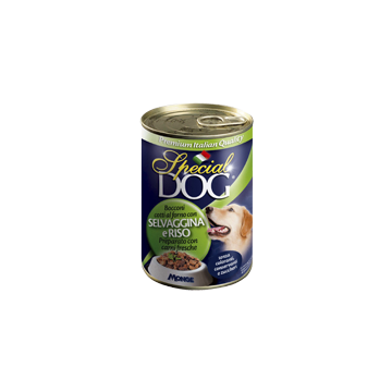 Monge Special Dog Bocconi con Riso e Selvaggina 400gr