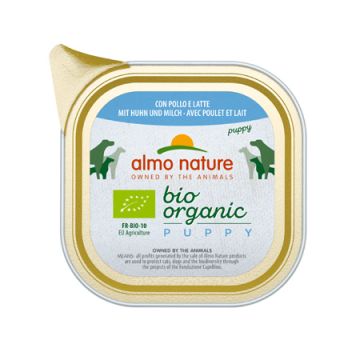 Almo Nature Cane Daily Menù Bio Puppy con Pollo e Latte 300 gr