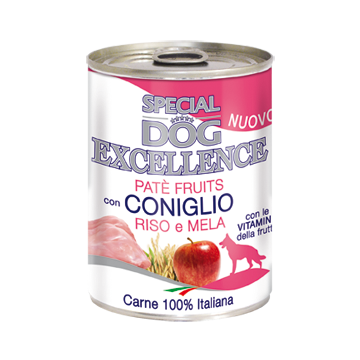 Monge Dog Paté Fruits con Coniglio, Riso e Mela 150gr