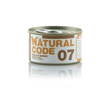 Natural Code Cat 07 Pollo e Manzo 85gr