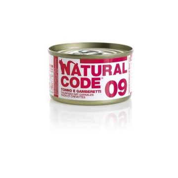Natural Code Cat 09 Tonno e Gamberetti 85gr