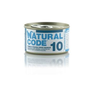 Natural Code Cat 10 Tonno e Pesci Bianchi 85gr