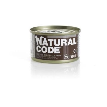 Natural Code Cat Senior01 Pollo e Riso 85gr