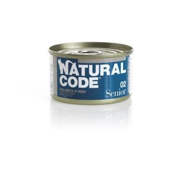 Natural Code Cat Senior02 Palamita e Riso 85gr