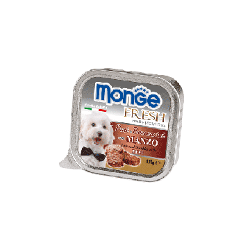 Monge Dog Fresh Paté e Bocconcini con Manzo 100gr