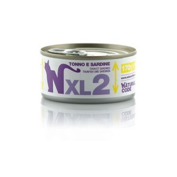 Natural Code Cat  XL2 Tonno e Sardine 170gr