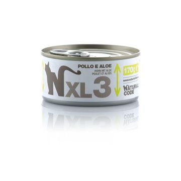 Natural Code Cat  XL3 Pollo e Aloe 170gr