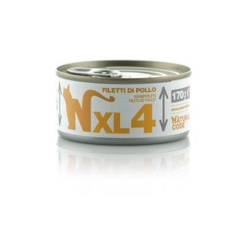 Natural Code Cat  XL4 Filetti Pollo 170gr