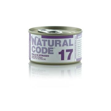 Natural Code Cat 17 Pollo e Struzzo 85gr