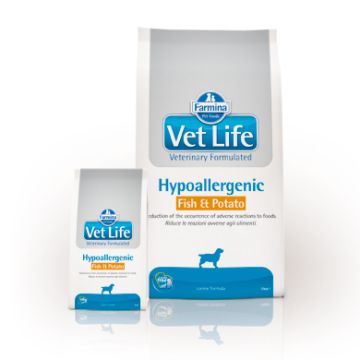 Farmina Vet Life Cane Hypoallergenic Pesce e Patate 2kg