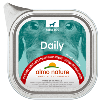 Almo Nature Daily Menu' Manzo Pat.100gr