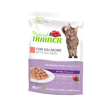 Trainer Natural Gatto Mature 7+ Salmone Busta 85gr