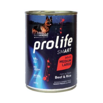 PROLIFE DOG BEEF & RICE 400 GR