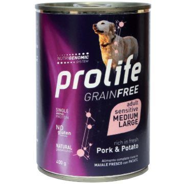 PROLIFE DOG SENS.PORK & P. 400 GR