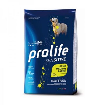 Prolife Dog Adult Medium/Large Sensitive Coniglio e Patate 2,5kg