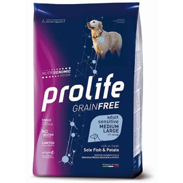 PROLIFE DOG SENS.MED/LARGE FISH 12KG