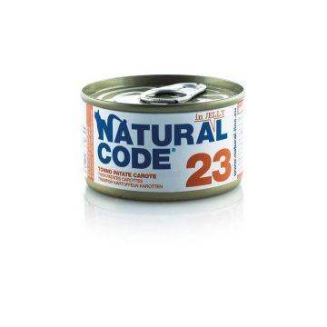 Natural Code Cat 23 Tonno, Patate e Carote Jelly 85gr