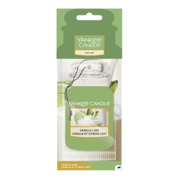 Yankee Candle CAR JAR PAPER VANILLA LIME -  Profumatore Auto