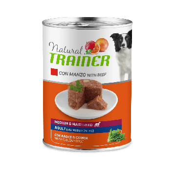 400gr Tr.Natural Dog M/M Adult  Manzo e Riso