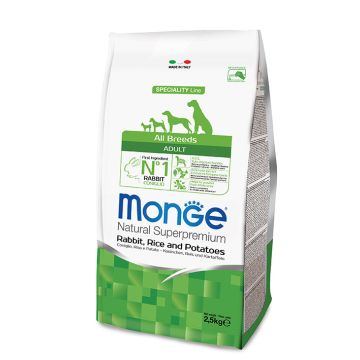 Monge All Breeds Adult Coniglio, Riso & Patate