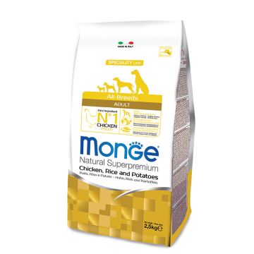 Monge All Breeds Adult Pollo, Riso & Patate 12 KG