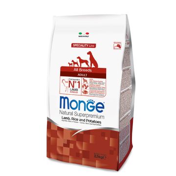 Monge All Breeds Adult Agnello, Riso & Patate 12 KG