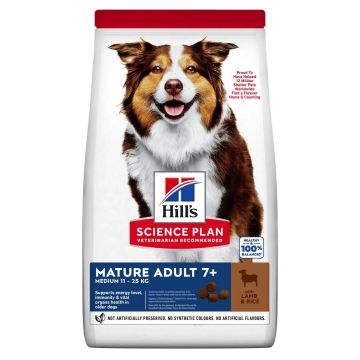 Hill's Science Plan Canine Mature Medium Lamb&Rice 12KG