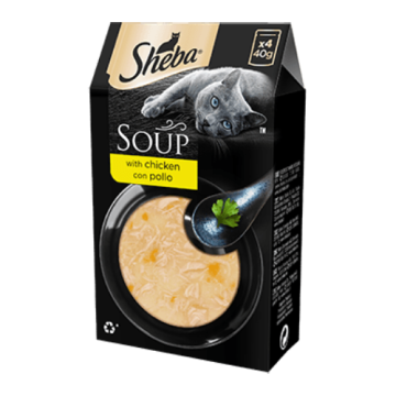 Sheba Zuppa 4x40gr Vari Gusti