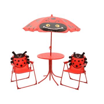 Set Sdraio e Ombrellone Bambini Coccinella