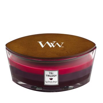 Woodwick Candela Ellipse Trilogy Sun Ripened Berries