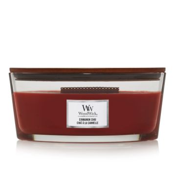 Woodwick Candela Ellipse Jar Cinnamon Chai