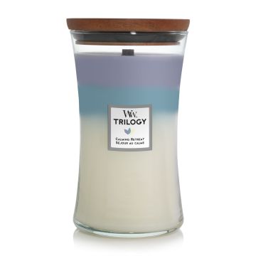Woodwick Trilogy Candela Profumata Calming Retreat