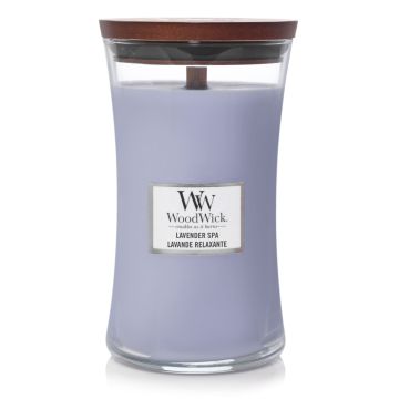 Woodwick Candela Profumata Lavender Spa