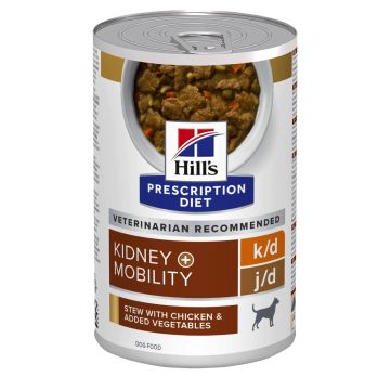 Hill's Prescription Diet K/D + Mobility Spezzatino Con Pollo Per Cani 354g.