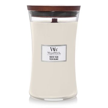 Woodwick Candela Profuamata Whtie Teak
