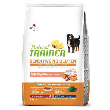 3kg Trainer Natural Sensitive Adult Salmone Med-/Maxi